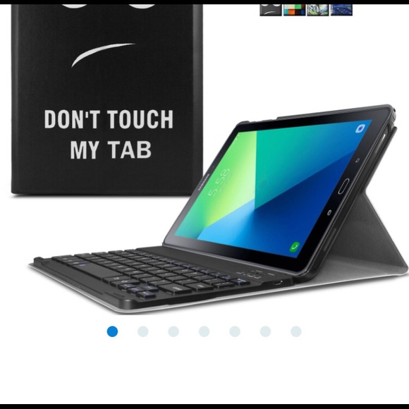 Infiland Samsung Tablet A 10.1 Shell Case Black - Picture 8 of 8